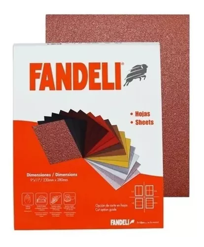 LIJA ESMERIL 120 FANDELI