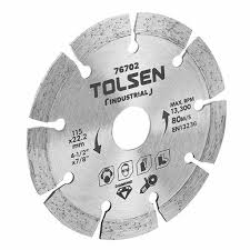 DISCO DIAMANTE 4 1/2 DENTADO 76702 TOLSEN