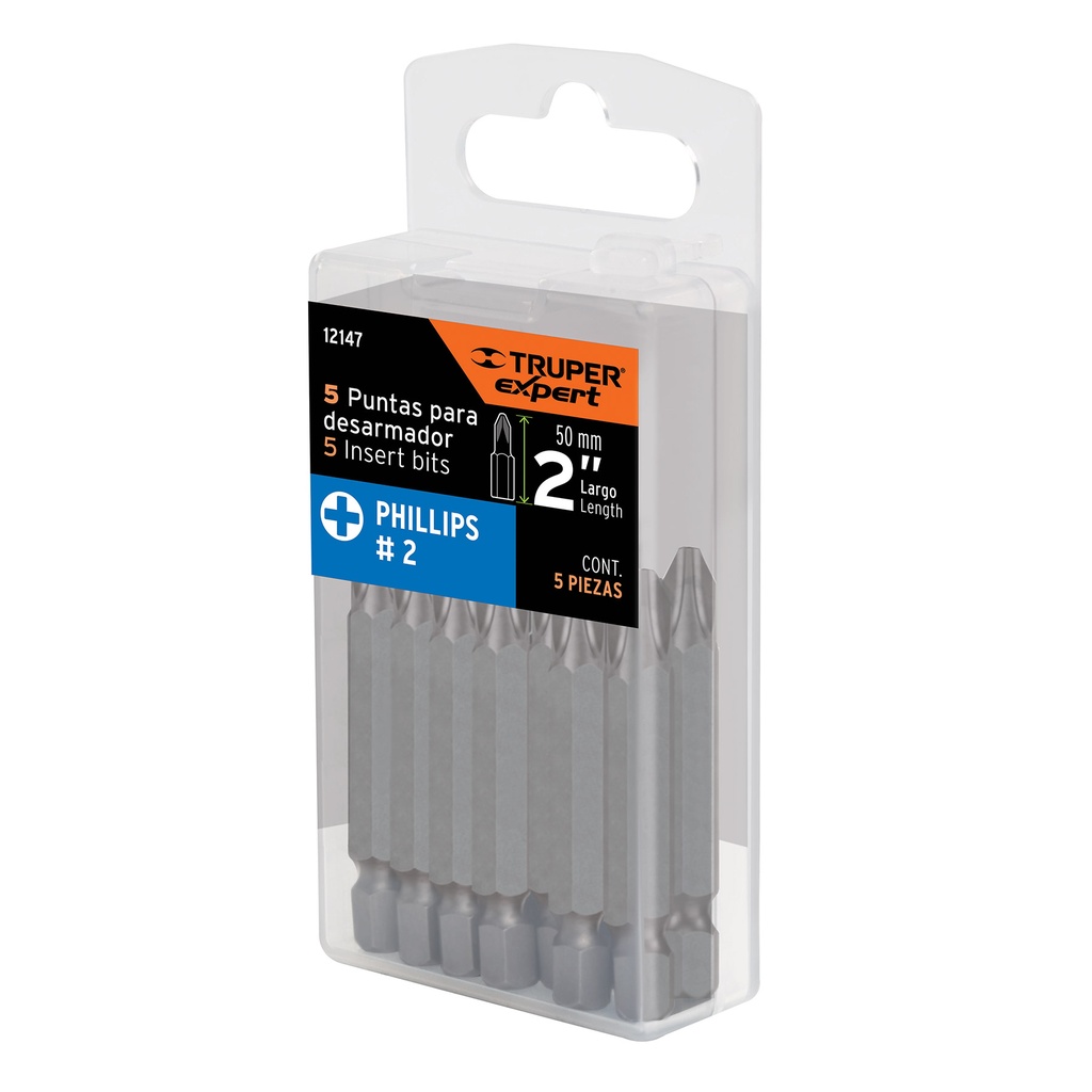JGO PUNTAS PHILLIPS #2X2 5PZS 12147 TRUPER