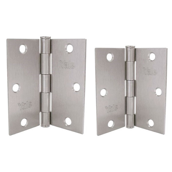 BISAGRA 3X3 SATIN GRUESA 10598 YALE (PAR)