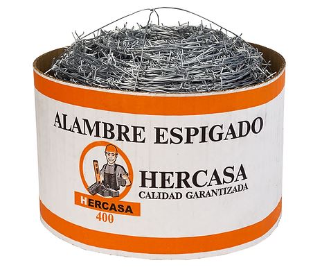 ROLLO ALAMBRE ESPIGADO 400 VRS HERCASA