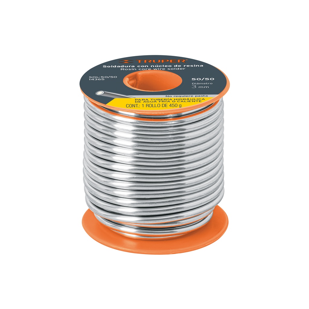 CARRETE ESTAÑO C/RESINA 50X50 14365 TRUPER