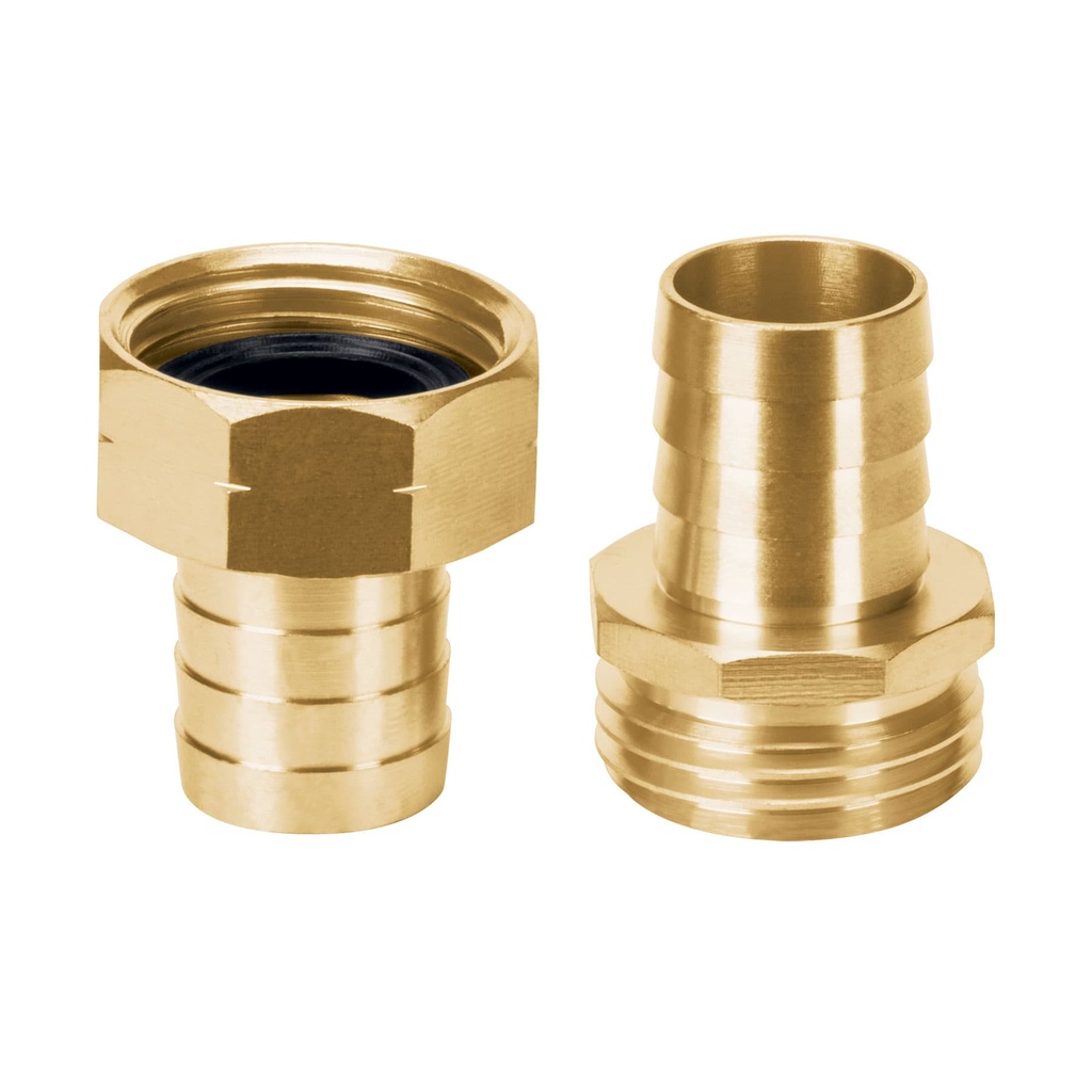 JGO UNION MANGUERA 3/4 DOBLE LATON 12708 TRUPER