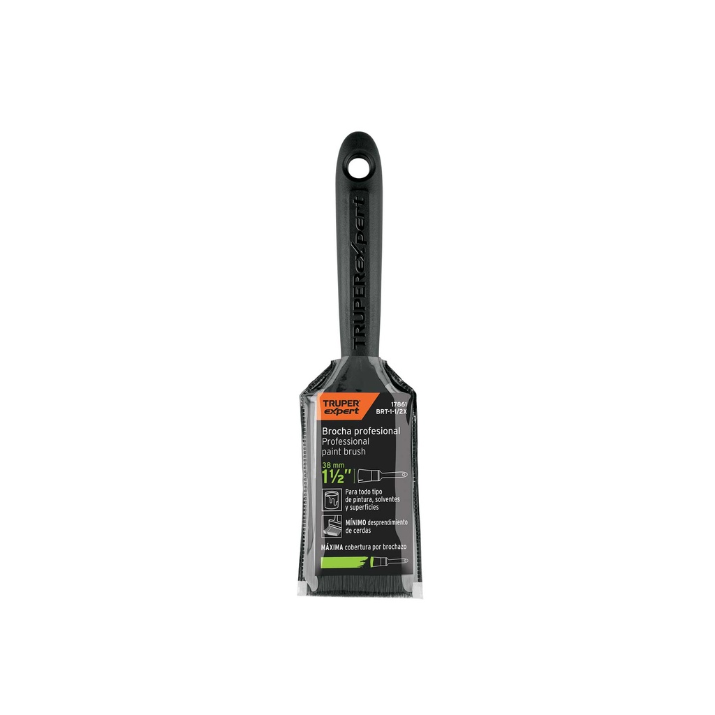 BROCHA 1 1/2  PROFESIONAL MANGO PLASTICO 17861 TRUPER