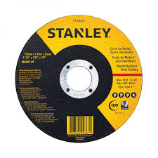 DISCO CORTE INOX 4 1/2X1MM PLANO STA8061 STANLEY