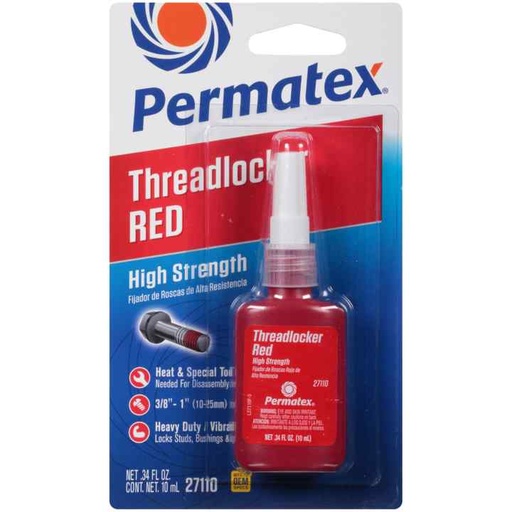 [100-31] FIJADOR ROSCA 10ML ALTA TEMPERATURA ROJO/AZUL PERMATEX