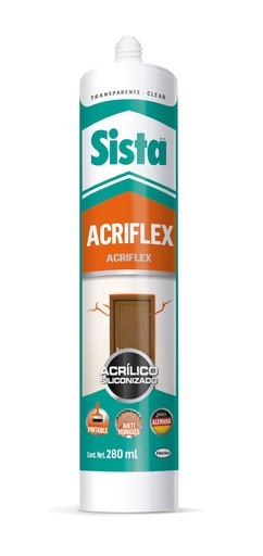 [100-93] SILICON ACRILICO BLANCO 300ML SISTA