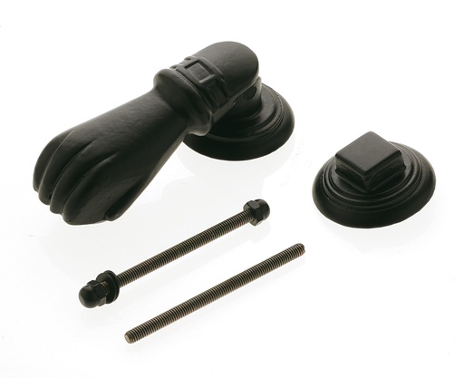 [114-55] TOCADOR PUERTA MOD 4 NEGRO MANITA AMIG