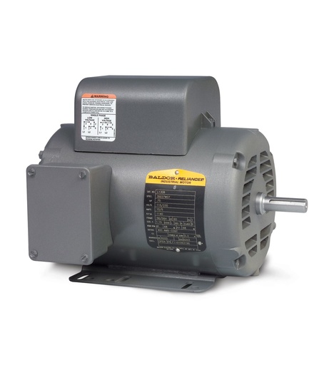 [116-20] MOTOR 3 HP L1408T 1725RPM EJE 1 1/8 BALDOR 