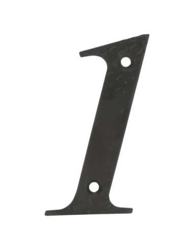 [123-40] NUMERO CASA #1  4 NEGRO AMIG