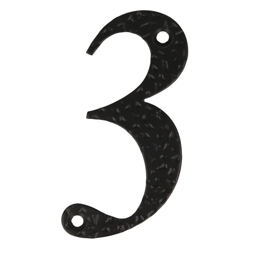 [123-44] NUMERO CASA 3  4 NEGRO AMIG
