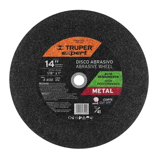 [127-138] DISCO CORTE MTL 14X1/8X1  11567 EXPERT TRUPER