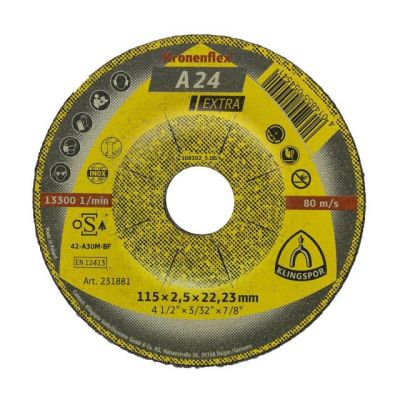 [127-168] DISCO CORTE MTL 4 1/2 CONICO 231881 KRONENFLEX