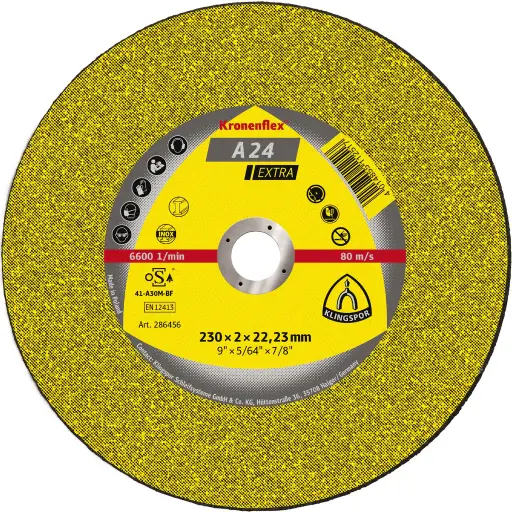 [127-80] DISCO CORTE MTL 9X 3MM X7/8 KRONENFLEX 286456/13492