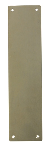 [133-30] PLACA PUERTA 3X12 INOX AMIG