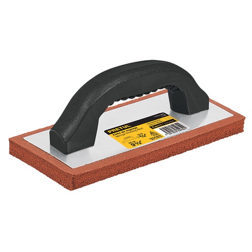 [134-2] PLANCHA ESPONJA ALBAÑIL 9.5X4X3/4 20180 TRUPER