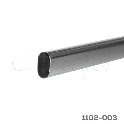 [155-115] TUBO CORTINA 10PIES OVAL NICKEL 3667000
