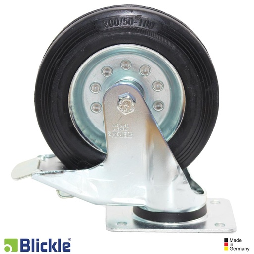 [156-232] RODO 8 HULE GIRATORIO C/FRENO 200KG BLICKLE
