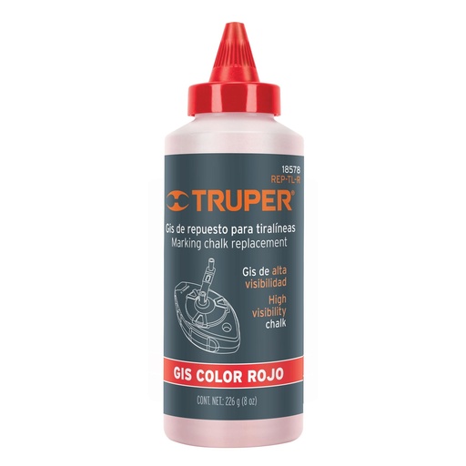 [176-5] REP TIZA 8 ONZ AZUL/ROJO 18576/18578 TRUPER