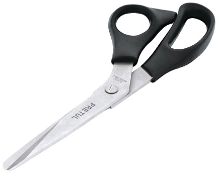 [191-150] TIJERA 6 INOX MANGO PLASTICO 23187 PRETUL 