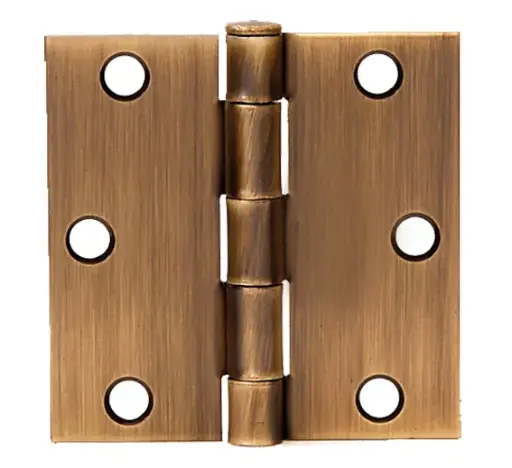 [21-230] BISAGRA 3X3 BRONCE 43251 LOCK PLUS (PAR) 