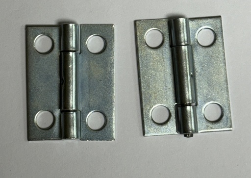 [21-284] BISAGRA 1 GALVANIZADO PIN FIJO INDUMA (PAR)