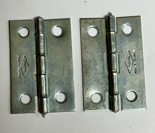 [21-286] BISAGRA 2 GALVANIZADO PIN FIJO INDUMA CO