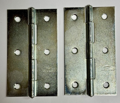 [21-292] BISAGRA 3 1/2 GALVANIZADO PIN FIJO INDUMA