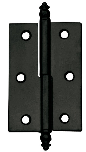 [21-80] BISAGRA 2 1/2" NEGRA DER/IZQ 541-60 AMIG (PAR)