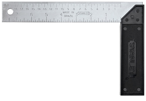 [240-447] ESCUADRA 8 MANGO PLASTICO 46-038 STANLEY