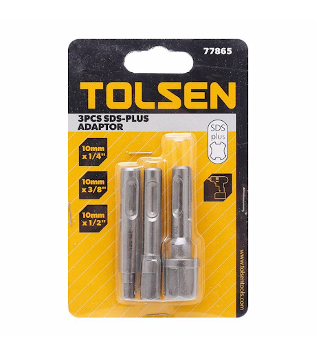 [258-106] JGO ADAPTADORES SDS PLUS 3PZS 77865 TOLSEN