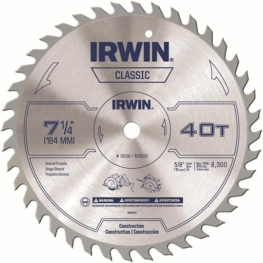 [259-200] SIERRA 7 1/4X40DX5/8 TUXT 15230-LA IRWIN