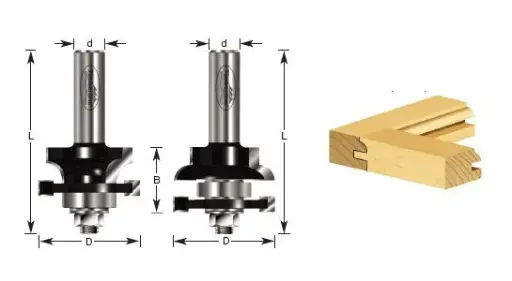 [261-122] BROCA ROUTER 440-14 TUXT TIMBERLINE