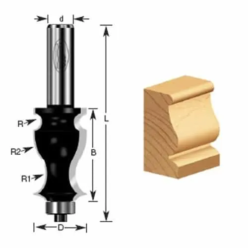 [261-145] BROCA ROUTER 390-22 R1/2 TIMBERLINE