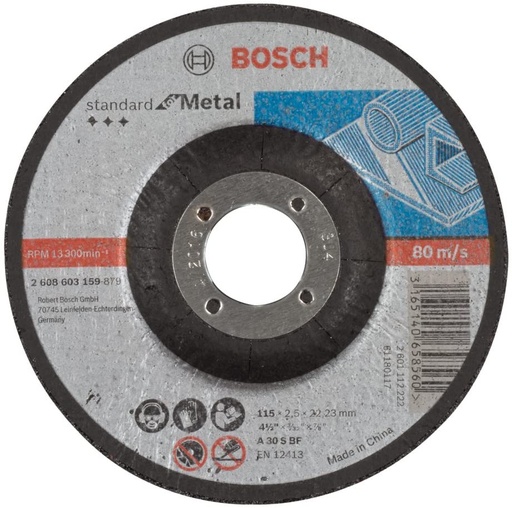 [264-80] DISCO PLANO CORTE INOX 4 1/2 X 3/64  2608603169 BOSCH