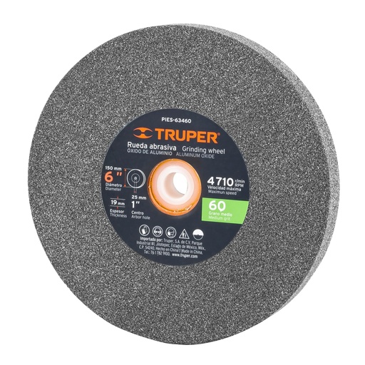 [265-122] PIEDRA ESMERIL 6X3/4  16348/16349 36/60 TRUPER