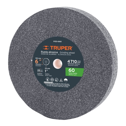 [265-131] PIEDRA ESMERIL 6X1X1 36/60 16381/16382 TRUPER