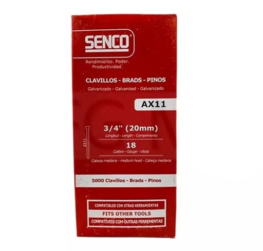 [265-208] CJA CLAVILLO 3/4X18 (5MIL) AY11 SENCO/TRUPER