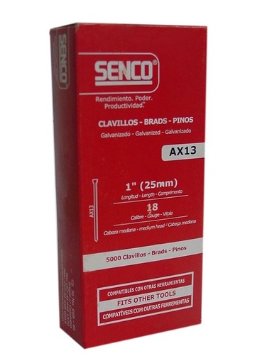 [265-210] CJA CLAVILLO 1X18 (5MIL) SENCO AX13EAA