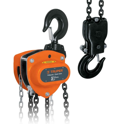 [265-288] POLIPASTO 3 TON 6.70MTS 16827 TRUPER