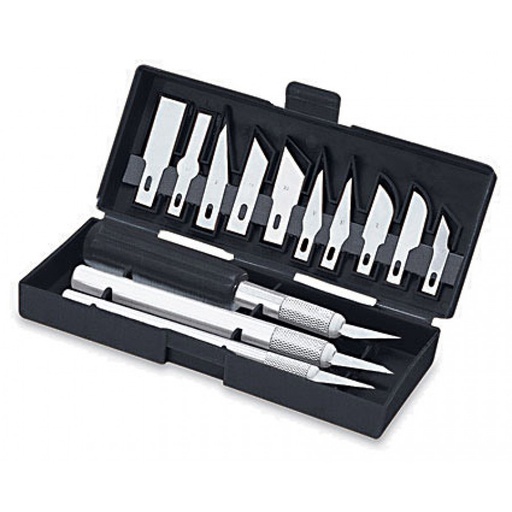 [265-32] JGO CUCHILLA (13PZ) BISTURI 22409 PRETUL