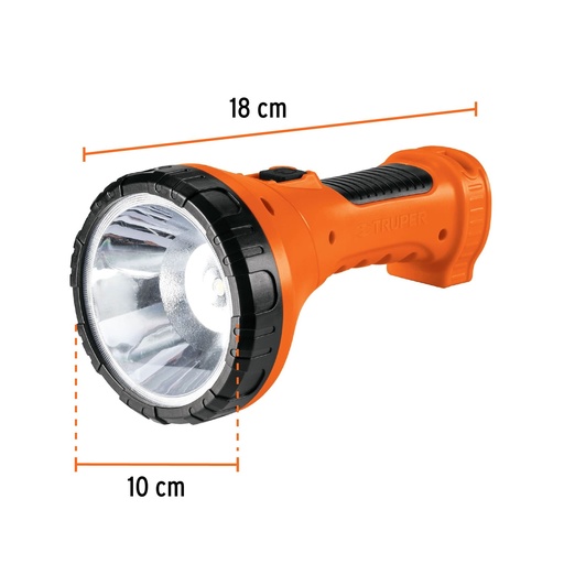 [265-387] LINTERNA RECARGABLE 9 LED 300 LUM 16005 TRUPER