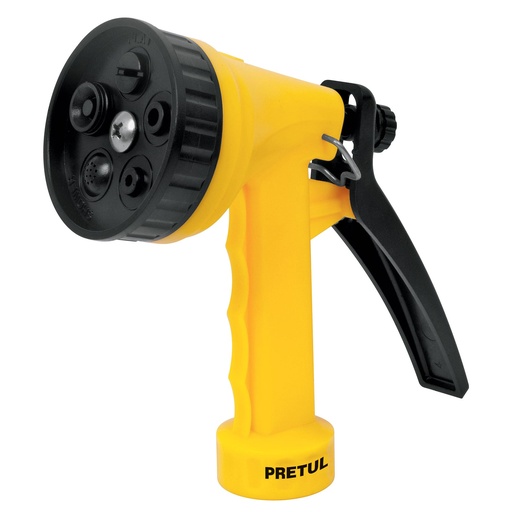 [265-422] PISTOLA RIEGO 5F PLASTICA 22765 PRETUL