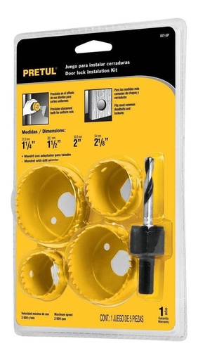 [265-67] JGO BROCA SIERRA MADERA 5PZS 23550 PRETUL