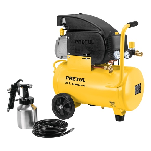 [265-79] COMPRESOR 20LTS 1 1/2HP 24357 PRETUL