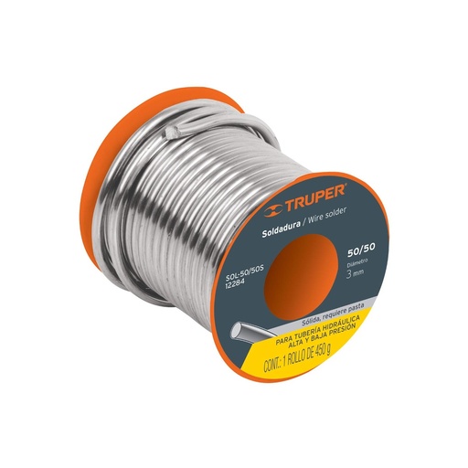 [265-90] CARRETE ESTAÑO 50X50  3MM 12284 TRUPER