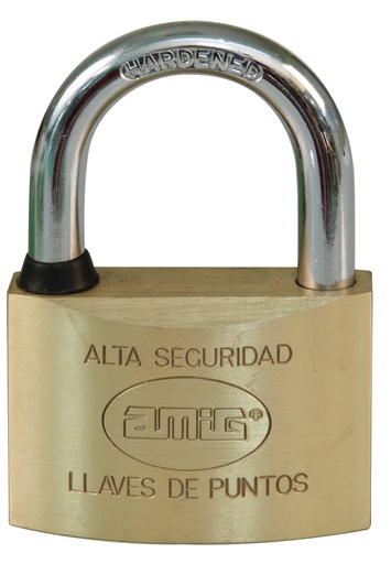 [30-234] CANDADO 50MM LATON 150-50 LLAVE PTO AMIG