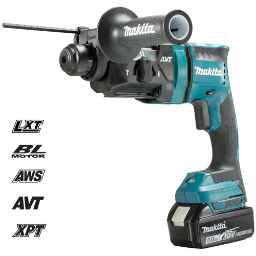 [300-390] ROTOMARTILLO SDS DHR182ZX01 1.7J  18V 3.0AH BL MAKITA