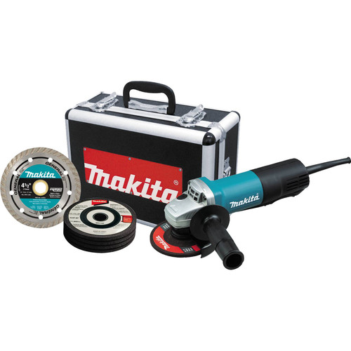 [300-99] PULIDORA 4 1/2 9557HPGX1 CAJA 7.5A 840W MAKITA