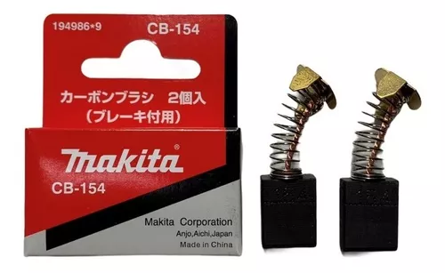 [301-100] JGO CARBONES CB154/CB500 194986-9 MAKITA
